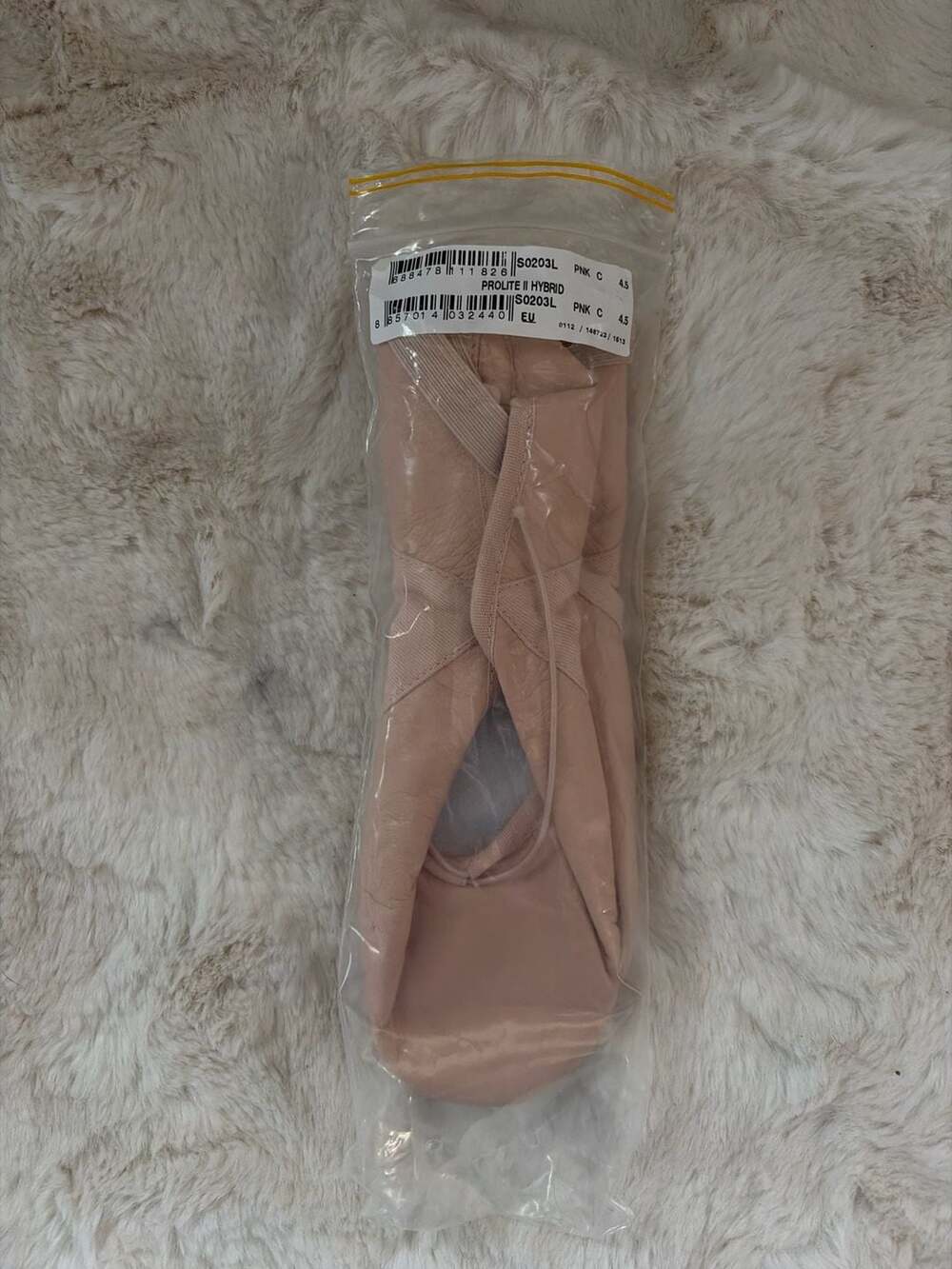 Bloch Prolite II Hybrid Leather Split Sole Ballet Shoes S0203L Pink Size 4.5C